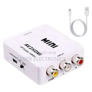 Rca to Hdmi Converter 1080p Mini Av to Hdmi Adapter Banana