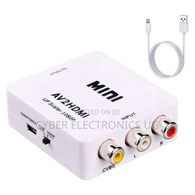 Rca to Hdmi Converter 1080p Mini Av to Hdmi Adapter Banana
