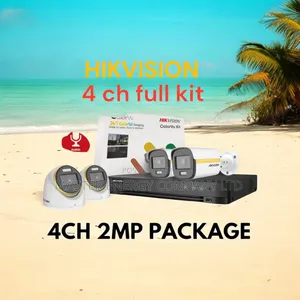 4 Channel 2mp CCTV Cameras Full Kit NBBK