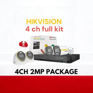 4 Channel 2mp CCTV Cameras Full Kit Majej