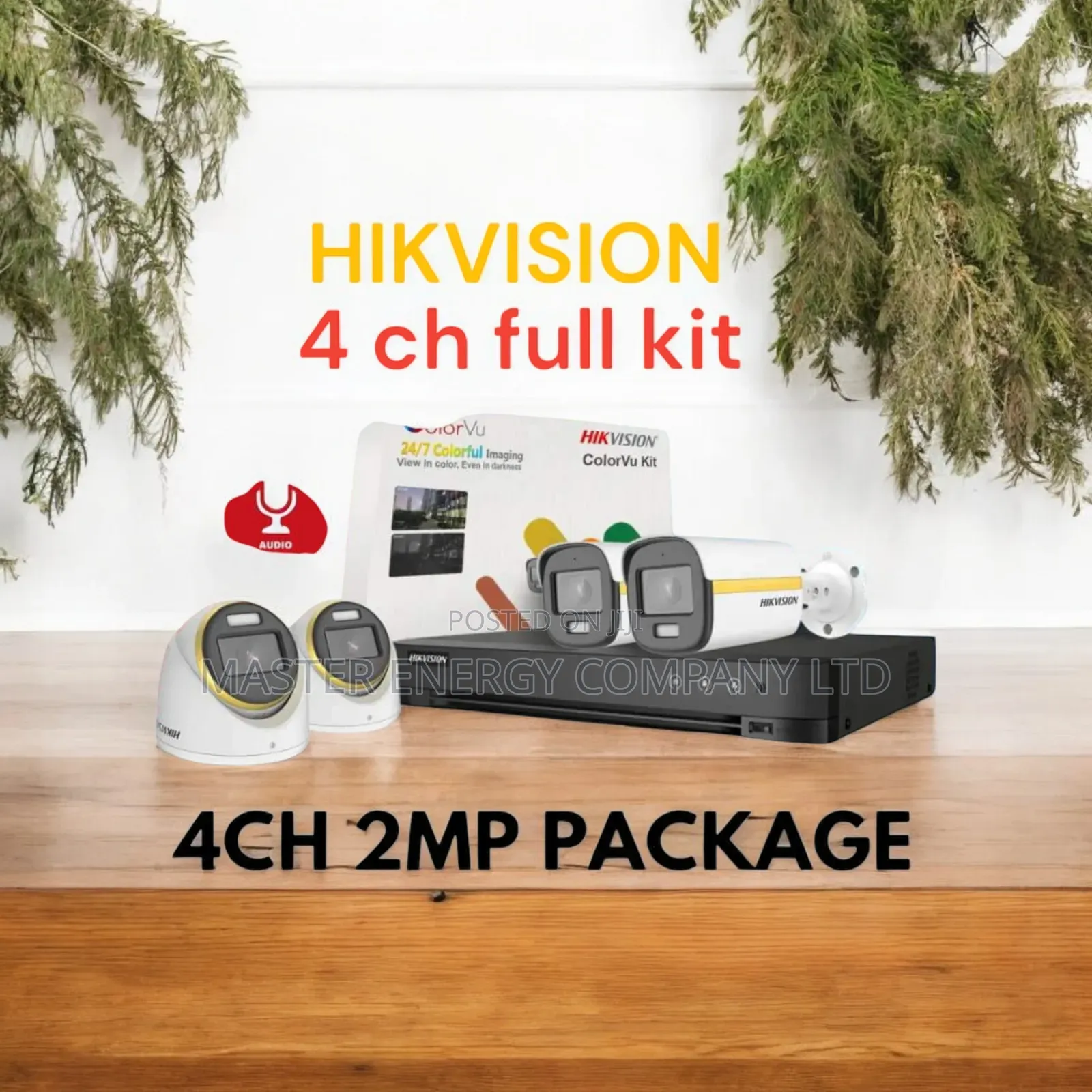 R Channel 2mp CCTV Cameras Full Kit DKNBZ