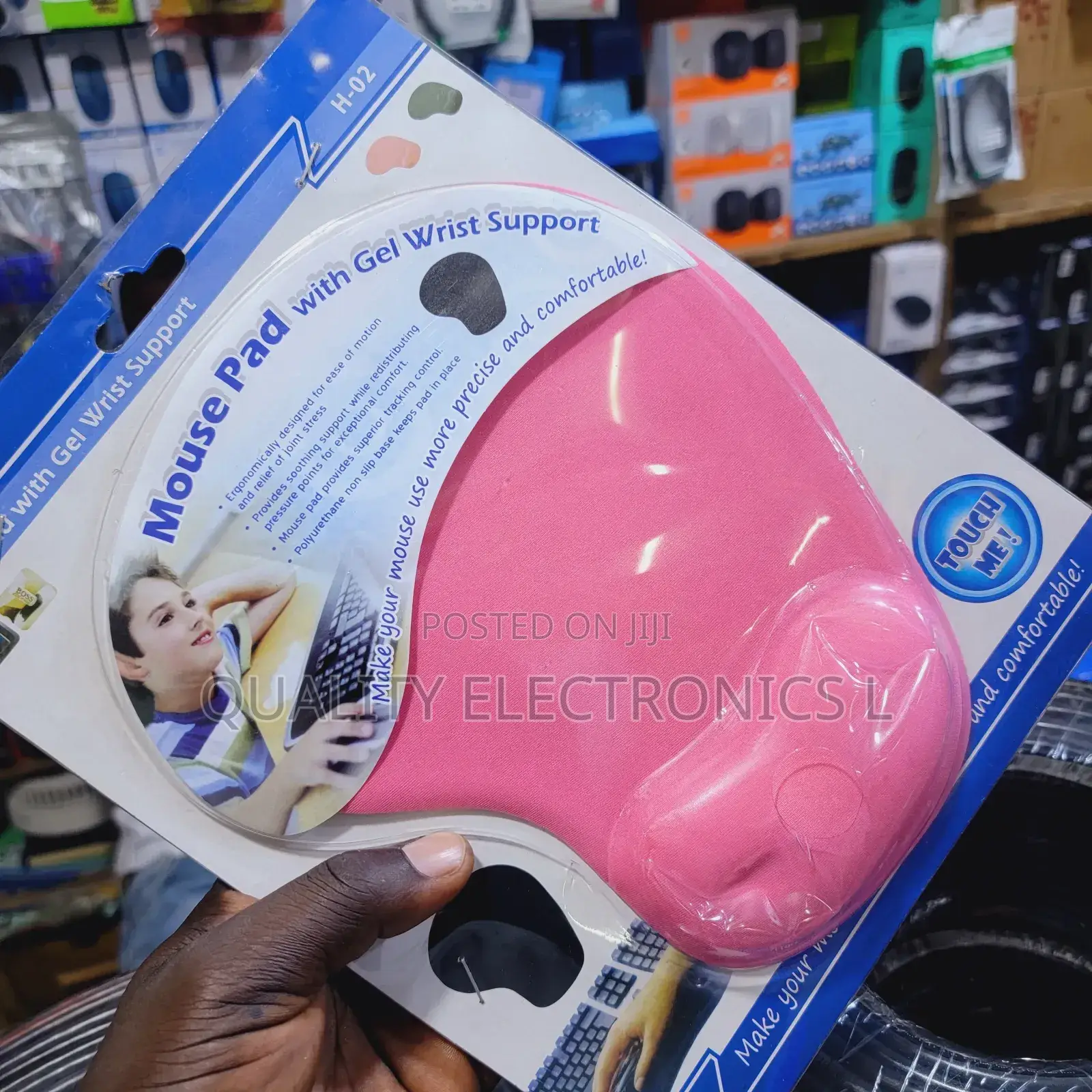 H-02 Mouse Pad With Wrist Support