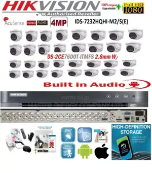 32 Channel 2mp CCTV Cameras Full Kit Colorvu MGGDSX