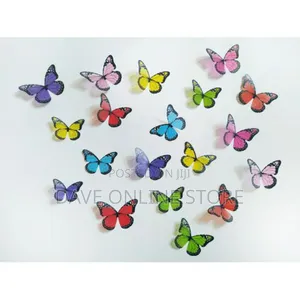 18pcs of Butterfly Wall Stickers - Multiple Colors