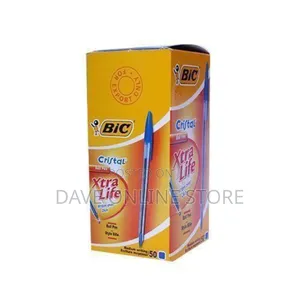 Bic Box of 50 Blue Pens - Blue