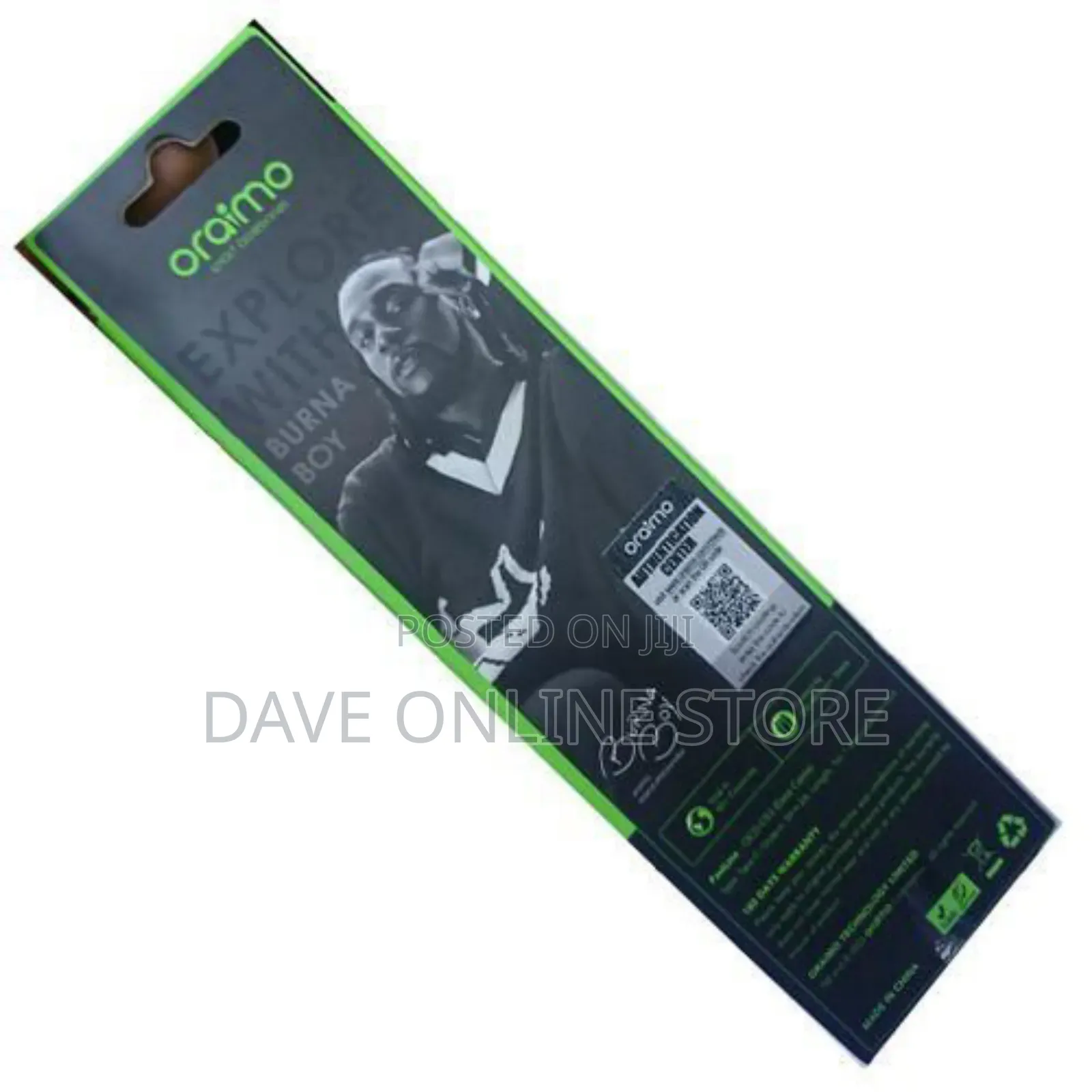 Oraimo Type C Fast Charging Usb All Adroid Phones - Black