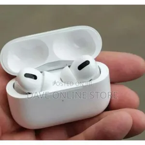 Airpods Pro Bluetooth Earbuds Wired Charging Case - White