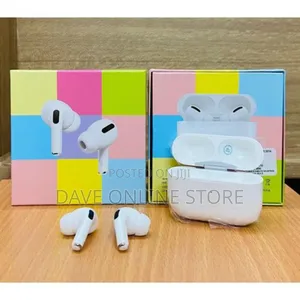 Airpods Pro Bluetooth Earbuds Wired Charging Case - White