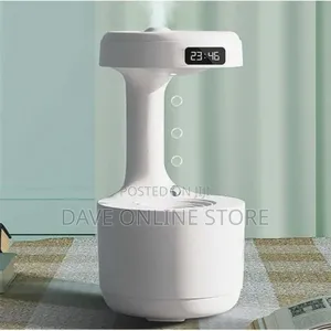 Ultrasonic Quiet Humidifier With Clock - Multi Purpose