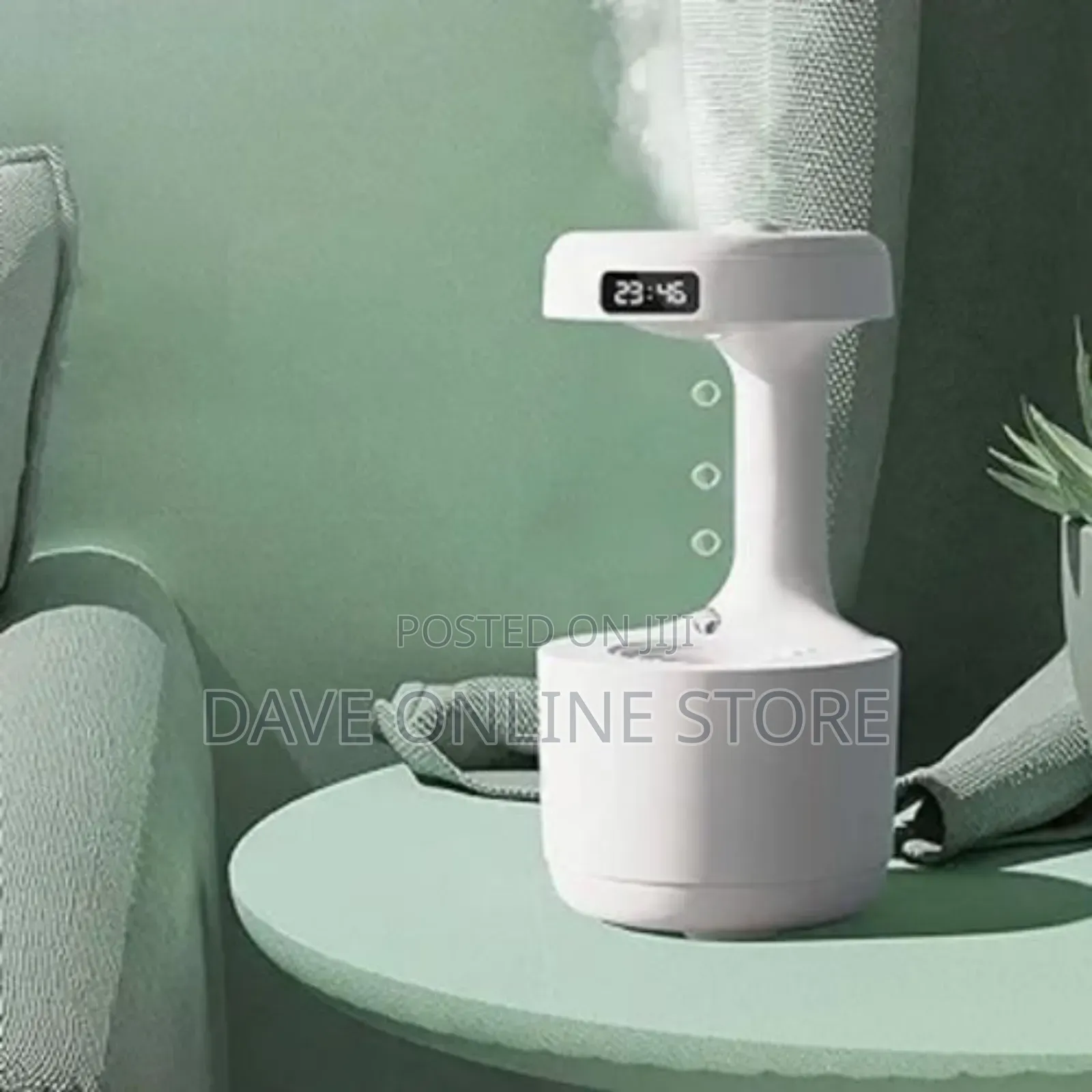 Ultrasonic Quiet Humidifier With Clock - Multi Purpose