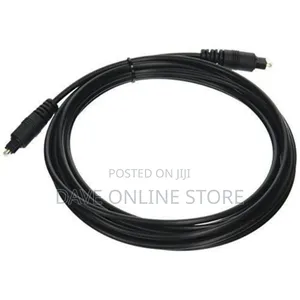 Optical Audio Cable, 1.5 Meters - Black.