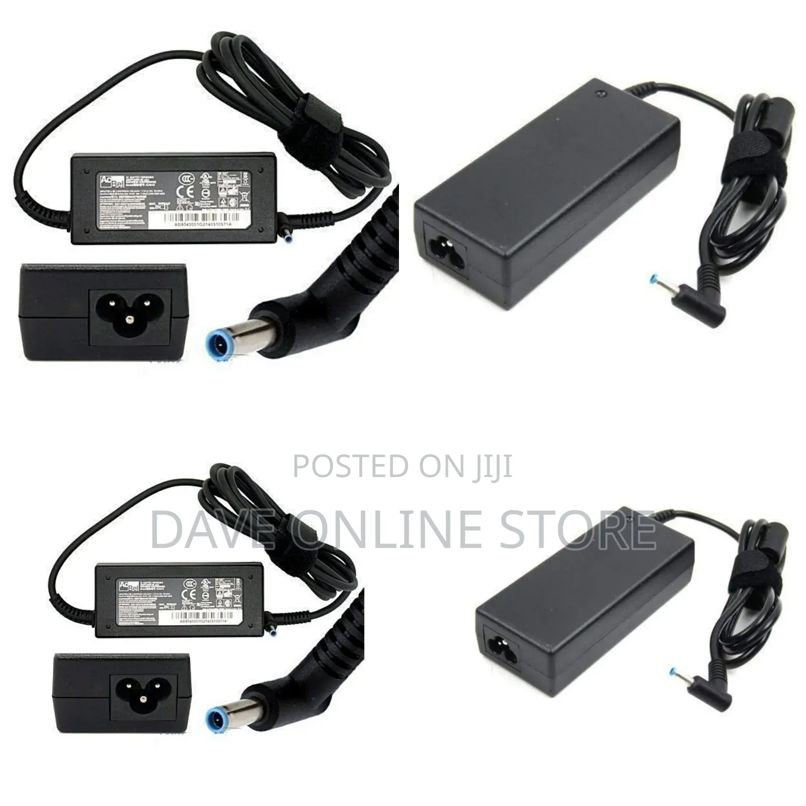 Hp (Blue Pin) Original Laptop 19.5V 3.33A 65W Adapter Black