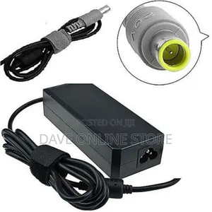 Lenovo Thinkpad Big Pin Laptop Adapter 20V, Lenovo- Black