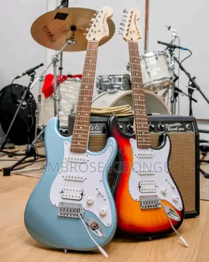 New STATOCASTER Fender Multicolored Solo Electric Guitars.