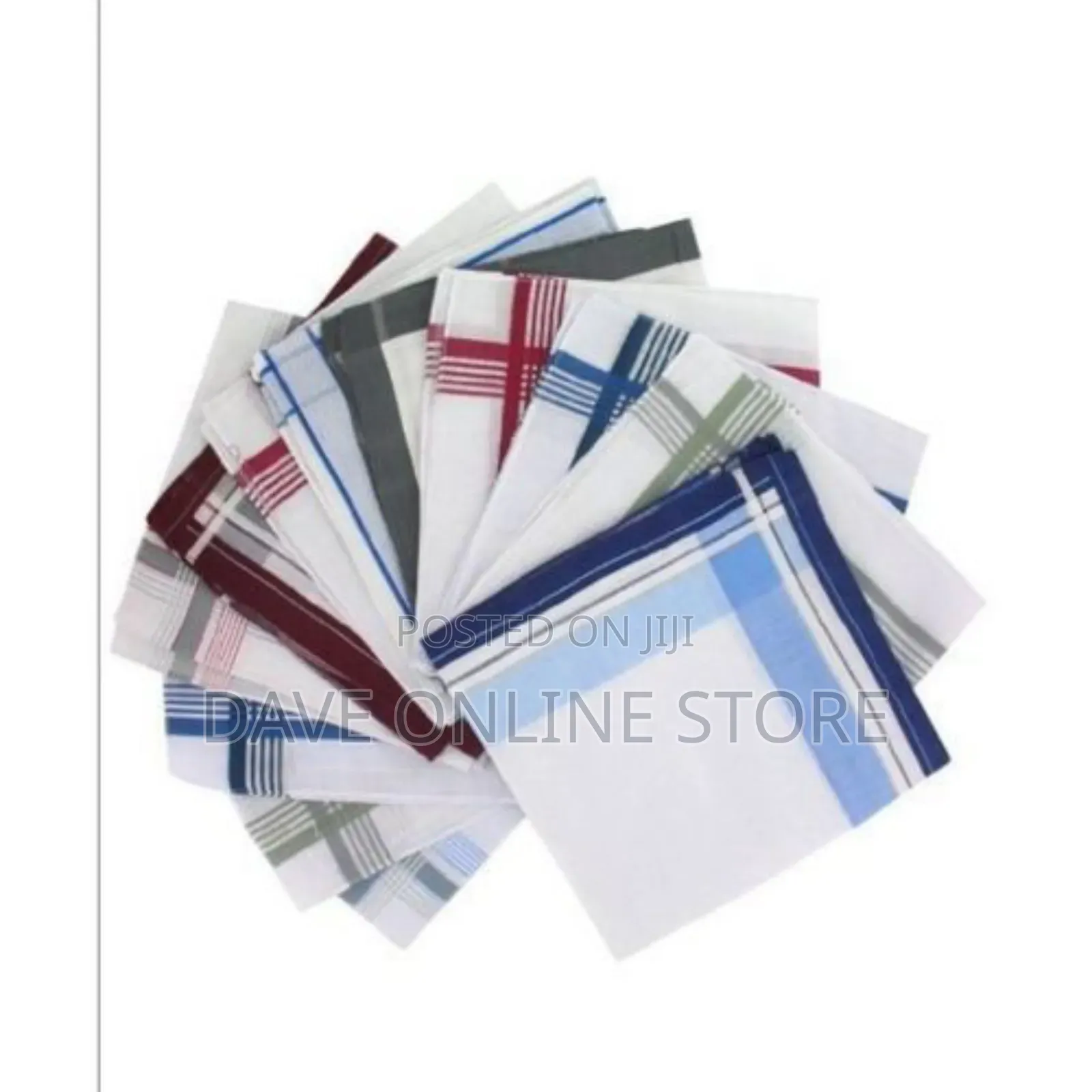 Cotton Handkerchiefs - 12 Pieces - Multicolor