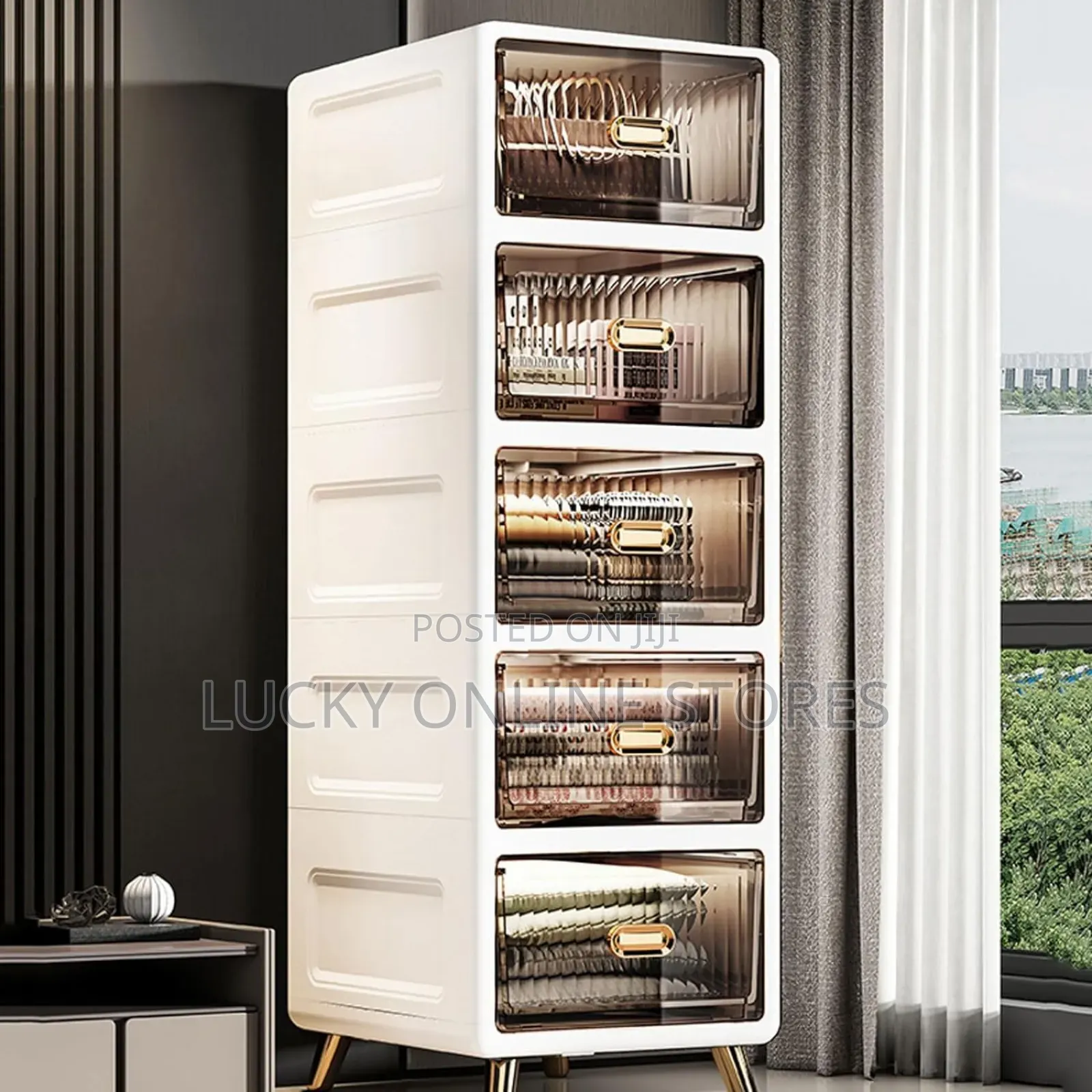 Slim Bathroom Storage Cabinet