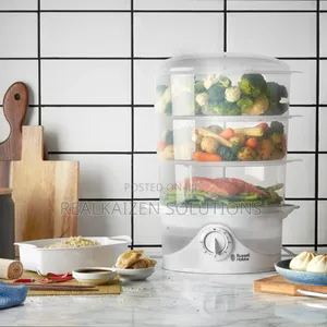 UK Russell Hobbs 9L 3 Tier Food Steamer 800W