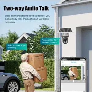 V380 Solar 4G Stand Alone Camera PTZ Outdoor Security Camera