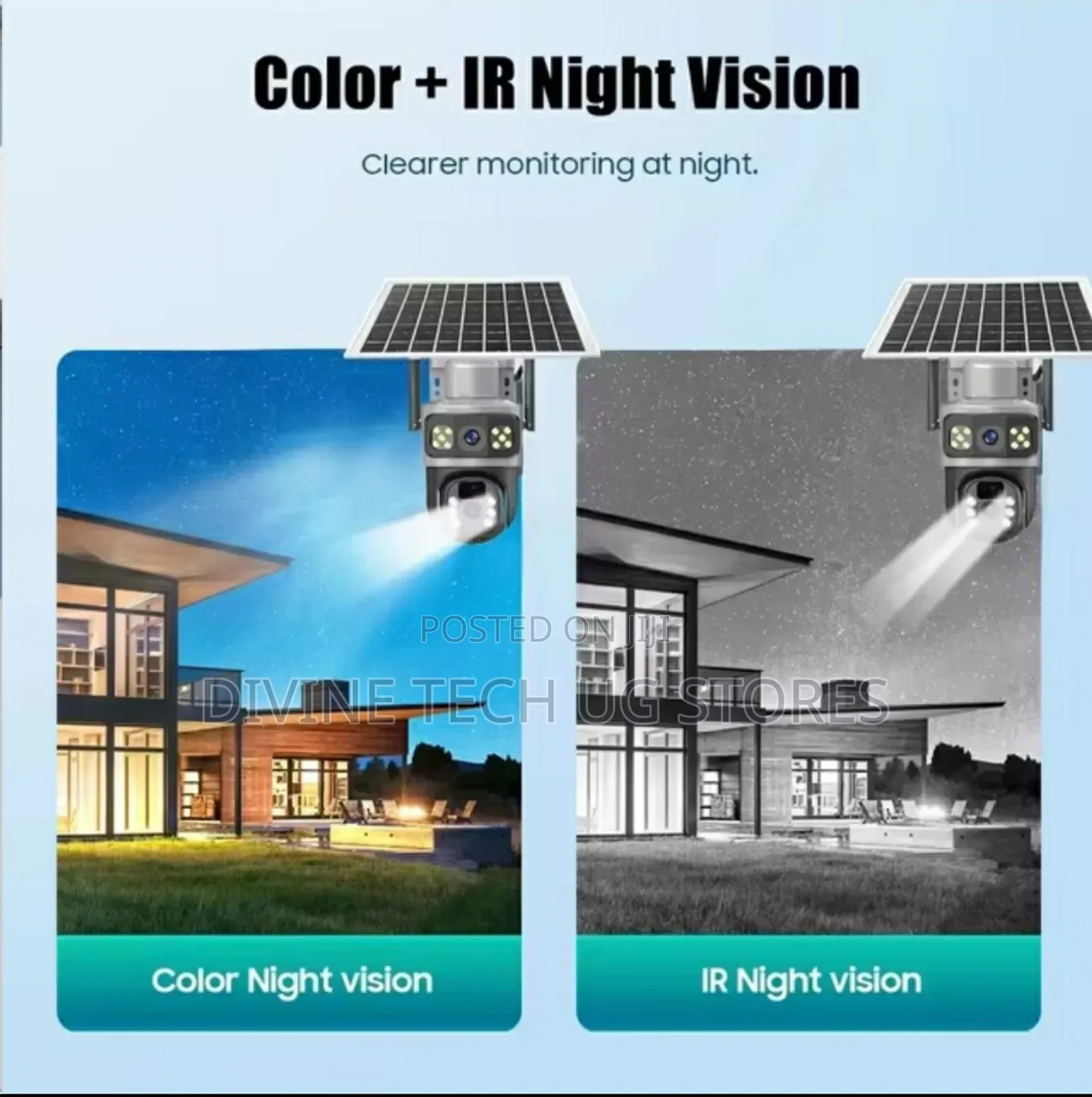 V380 Solar 4G Stand Alone Camera PTZ Outdoor Security Camera