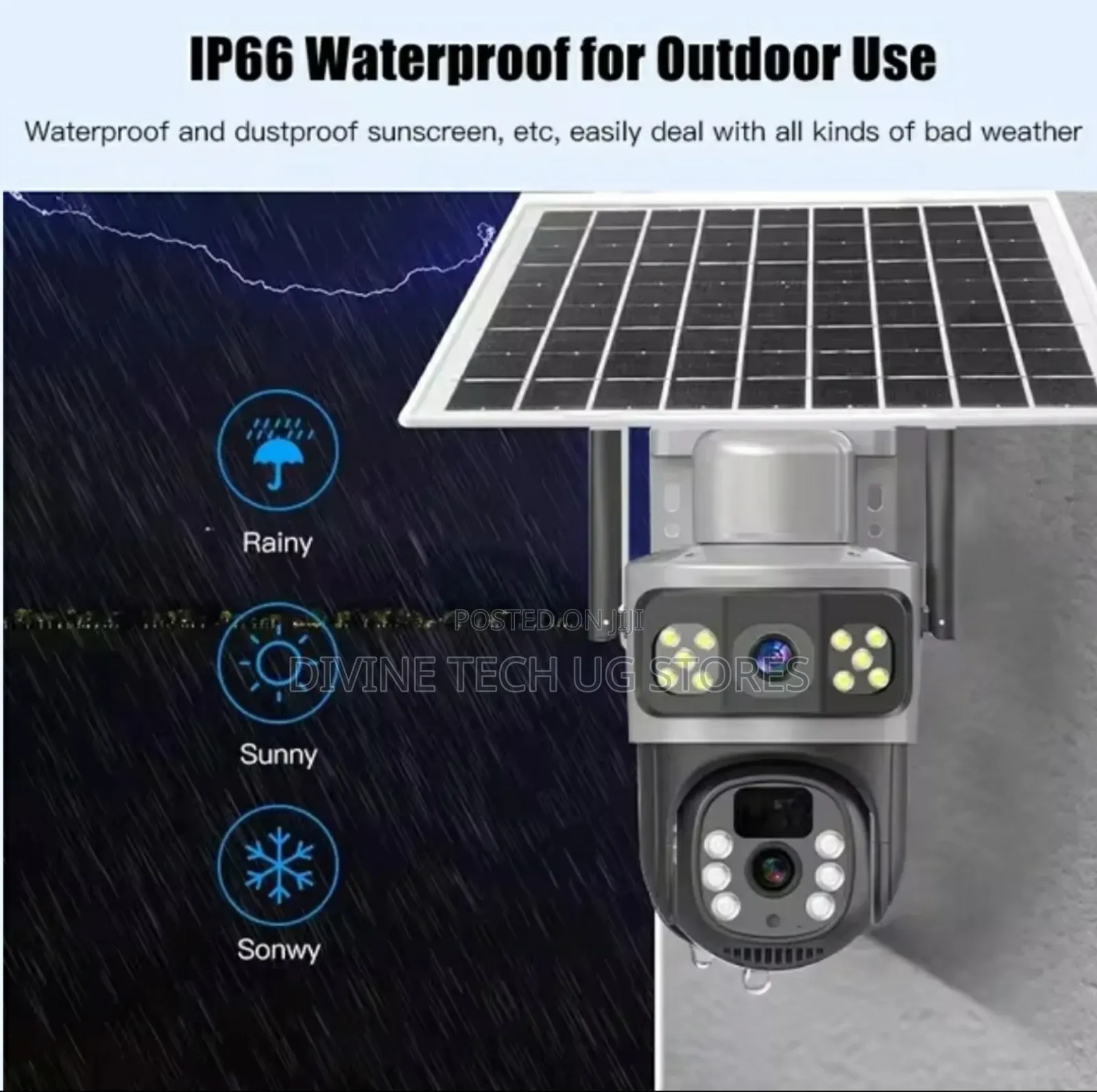 V380 Solar 4G Stand Alone Camera PTZ Outdoor Security Camera
