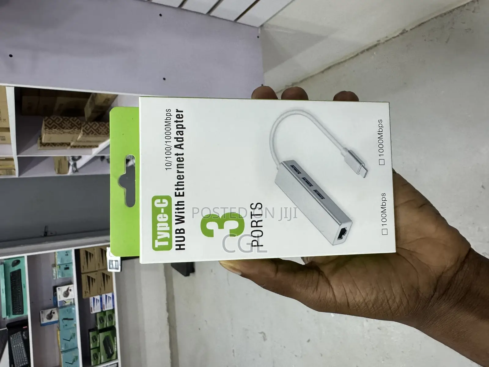 Type C Hub Docking Station With Ethernet Adapter