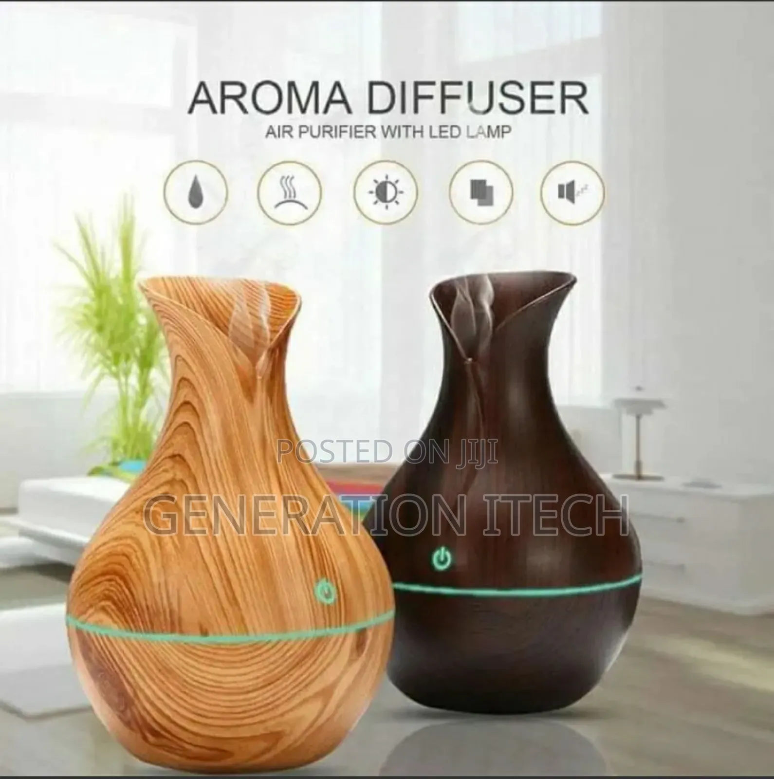 Ultra Sonic Aroma Diffuser With 7 Led Colours