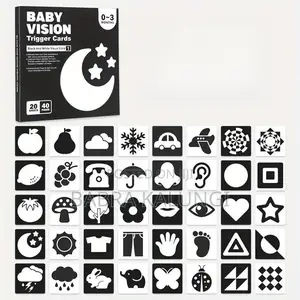 Black White Flash Cards - High Quality Baby Visual