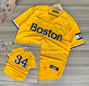 Baseball Shirt Yellow