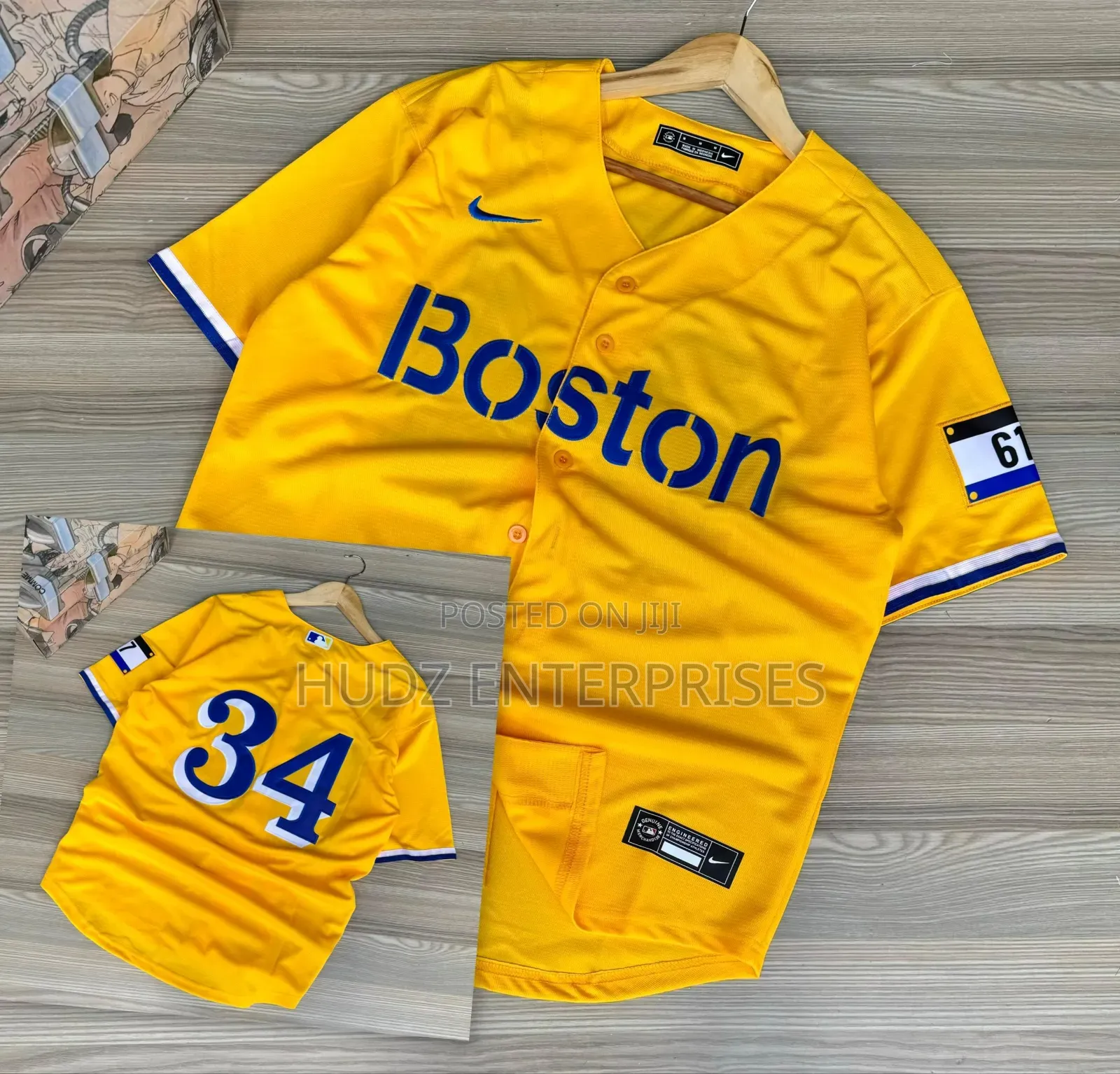 Baseball Shirt Yellow