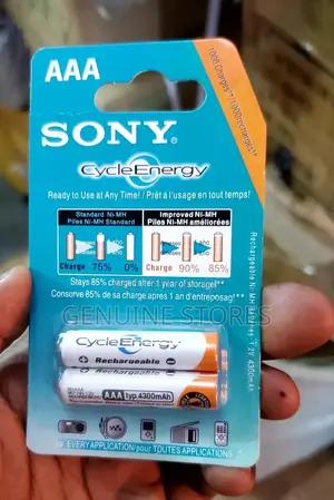 Sony Tripple AAA Rechargeable Batteries