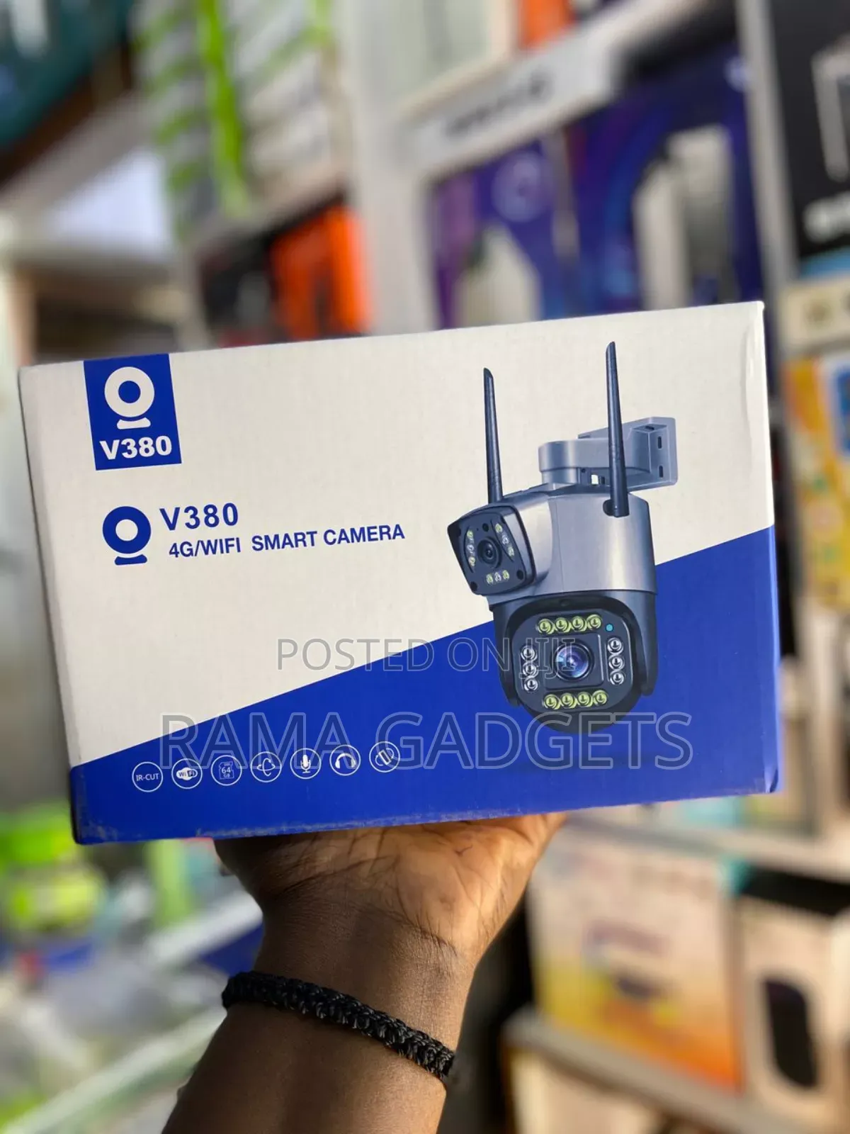 4MP Wireless Dual Lens IP Camera V380 Pro