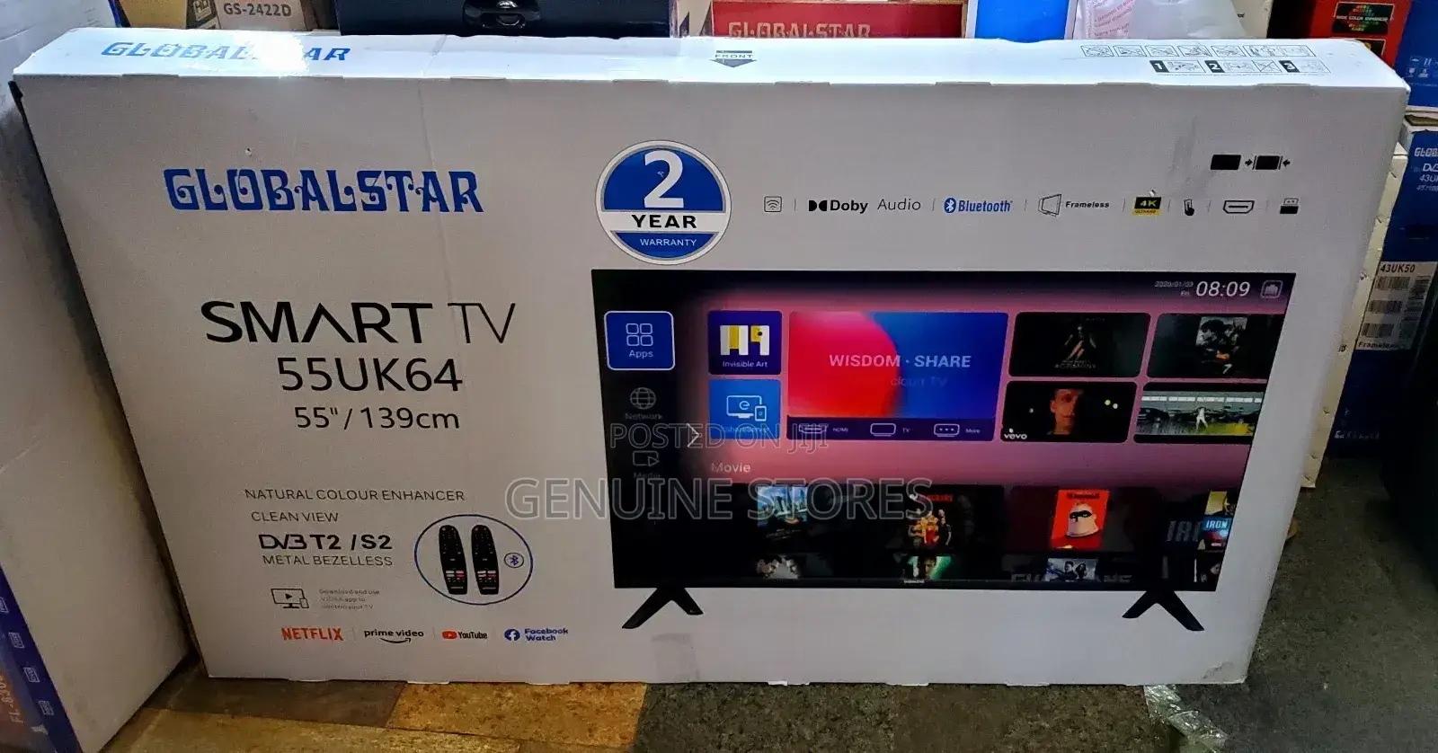 Globalstar 55 Inches Smart Tv