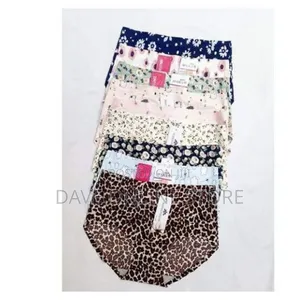 Seamless Bikini Floral Panties, 6pcs