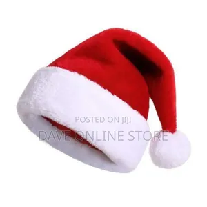 Good Quality Santa Christmas Cap - Red