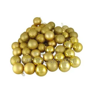2021 Christmas Balls Ornament 24pcs - Gold