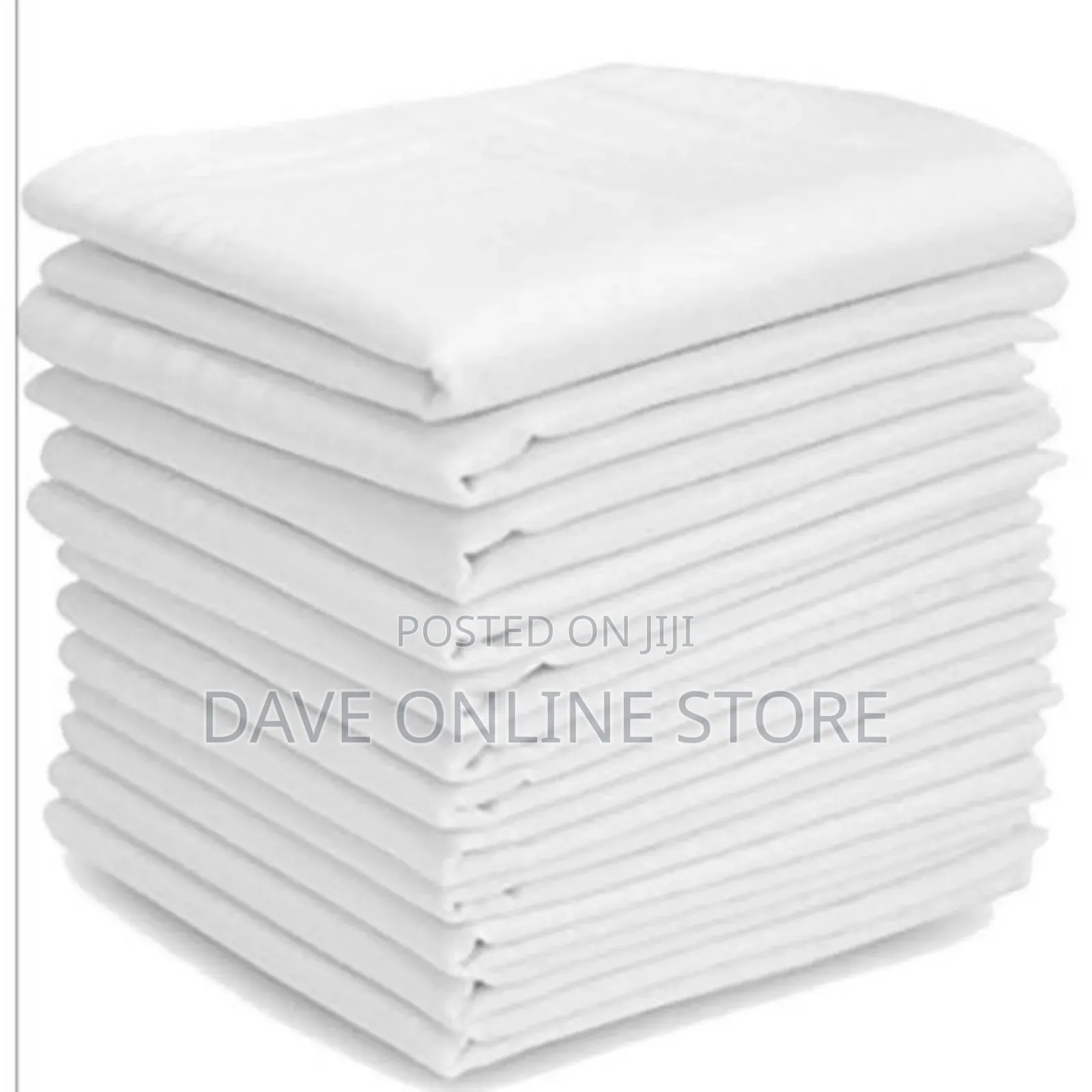 Cotton Handkerchiefs,12 Pieces, White