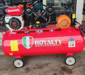Both Gasoline and Electric Air Compressor 200L