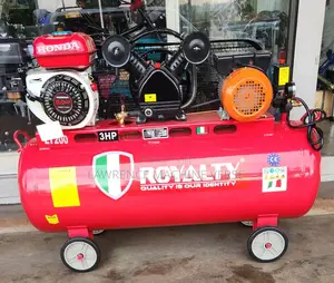 Both Gasoline and Electric Air Compressor 200L