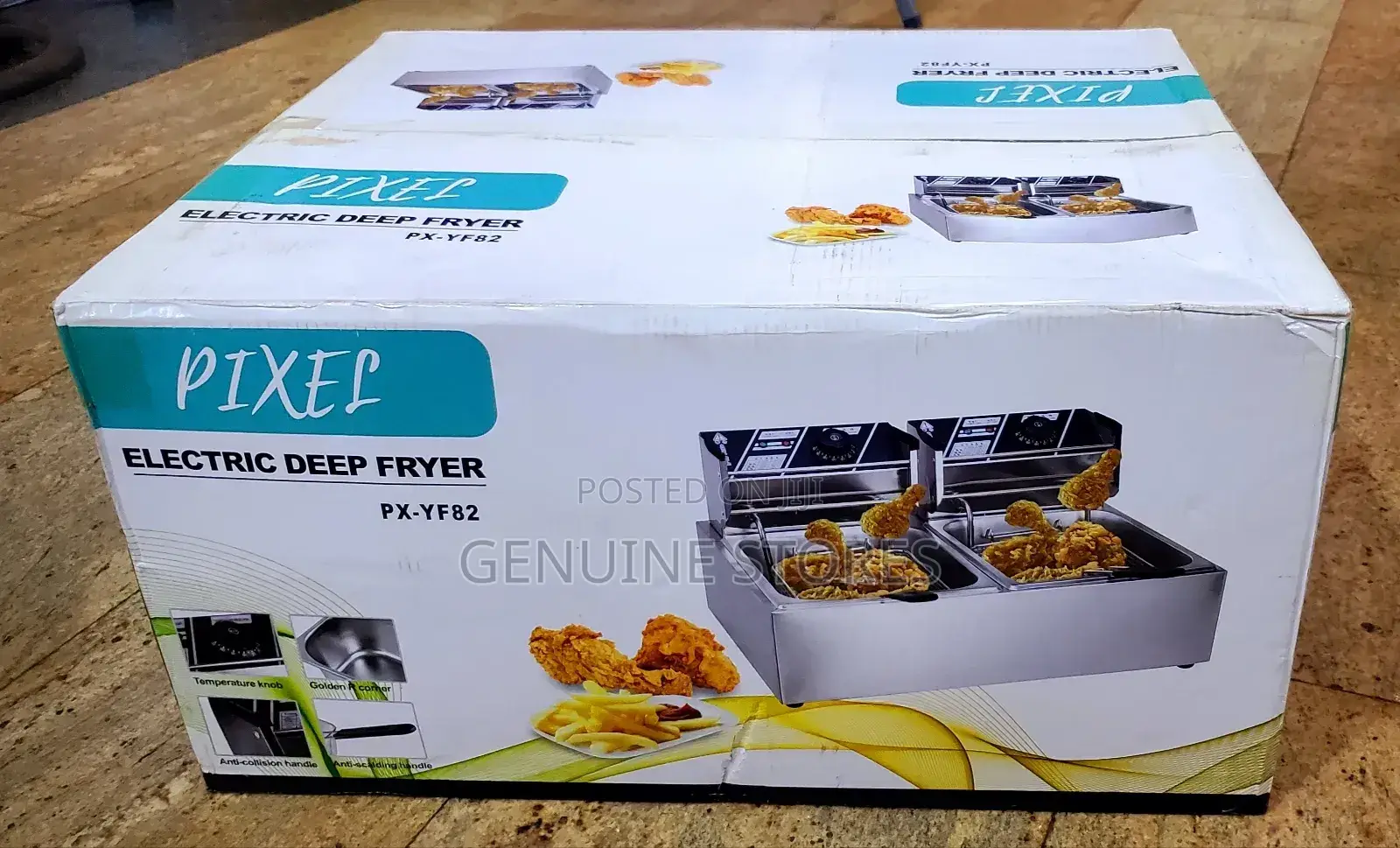 Pixel Double Deep Fryer