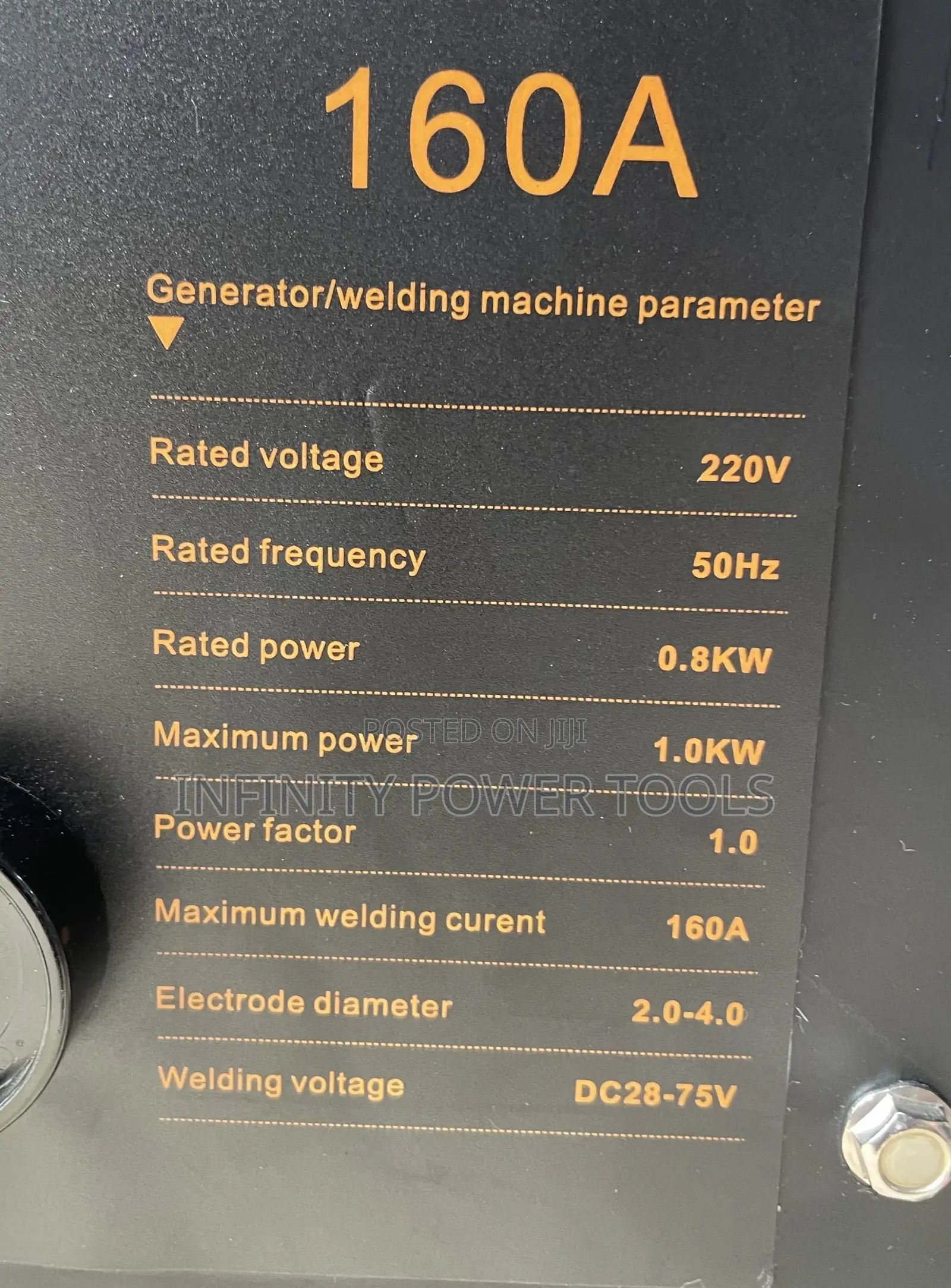 Generator/Welding Machine 160A