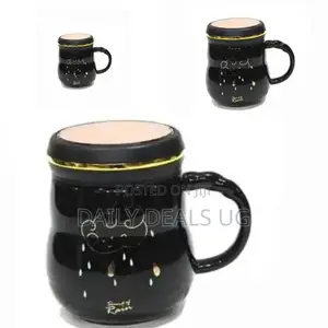 Single Mug Glass Cup With Cover