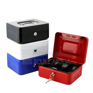 JT 250 Metal Jewelry And Money Cash Box