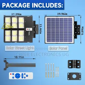 Wireles Solar Street Light Outdoor With Remote and Motion Sensor