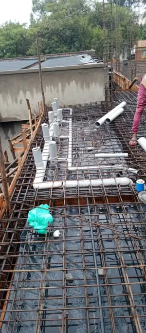 Slab Work Drainage