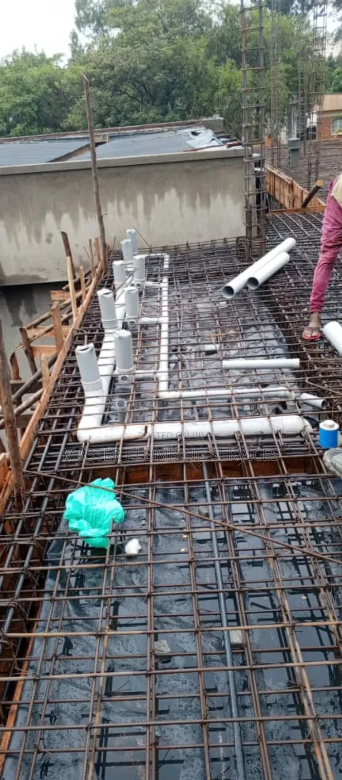 Slab Work Drainage