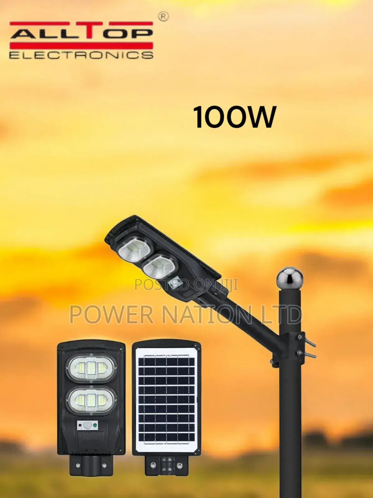 100w Max Solar Security Light