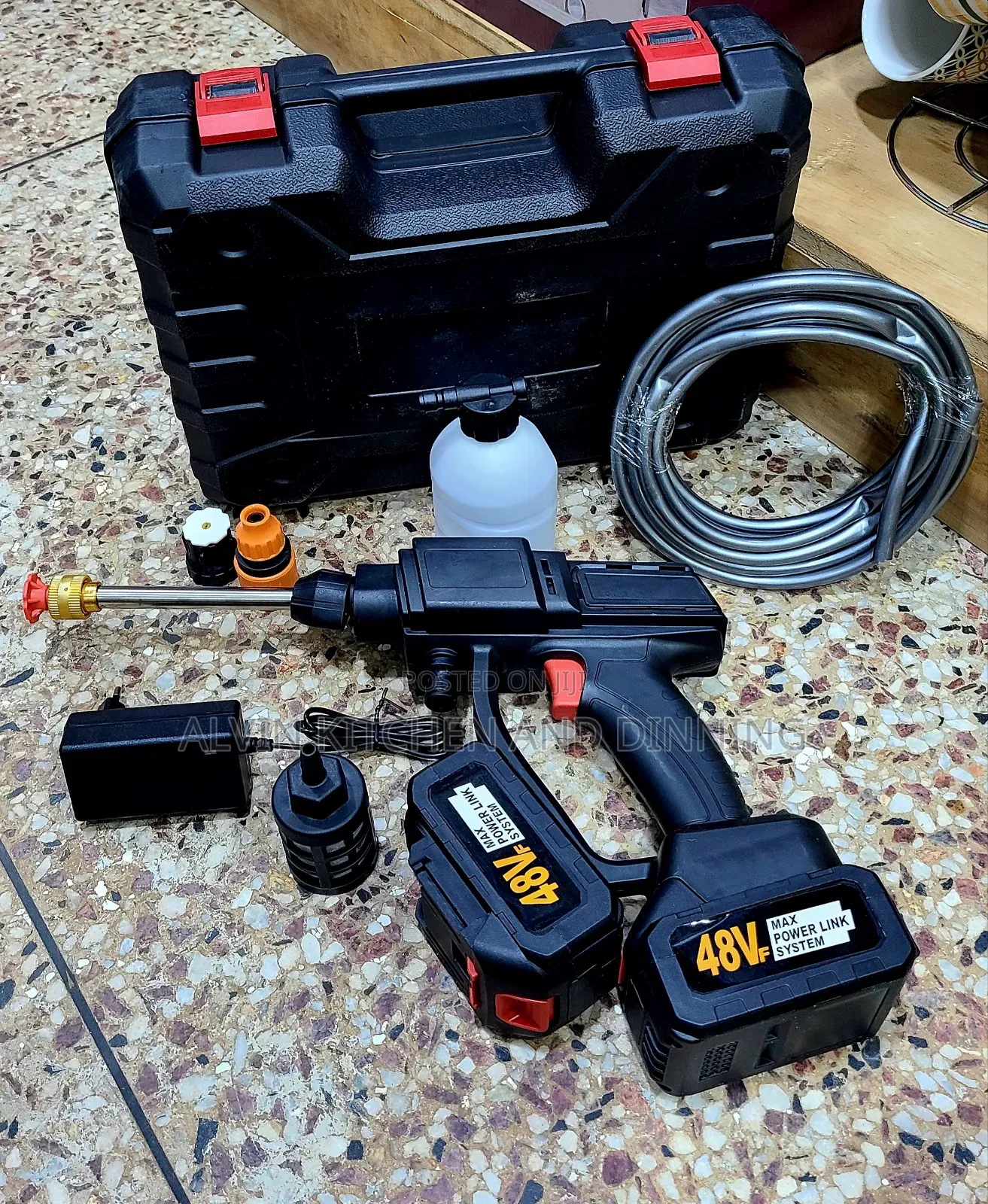 High Pressure Car Washer With Two Batteries