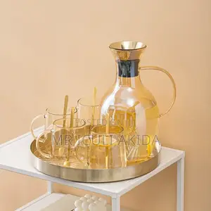 Borosilicate Tea Pot Glass Pitcher Hot Water Jug Kettle Set