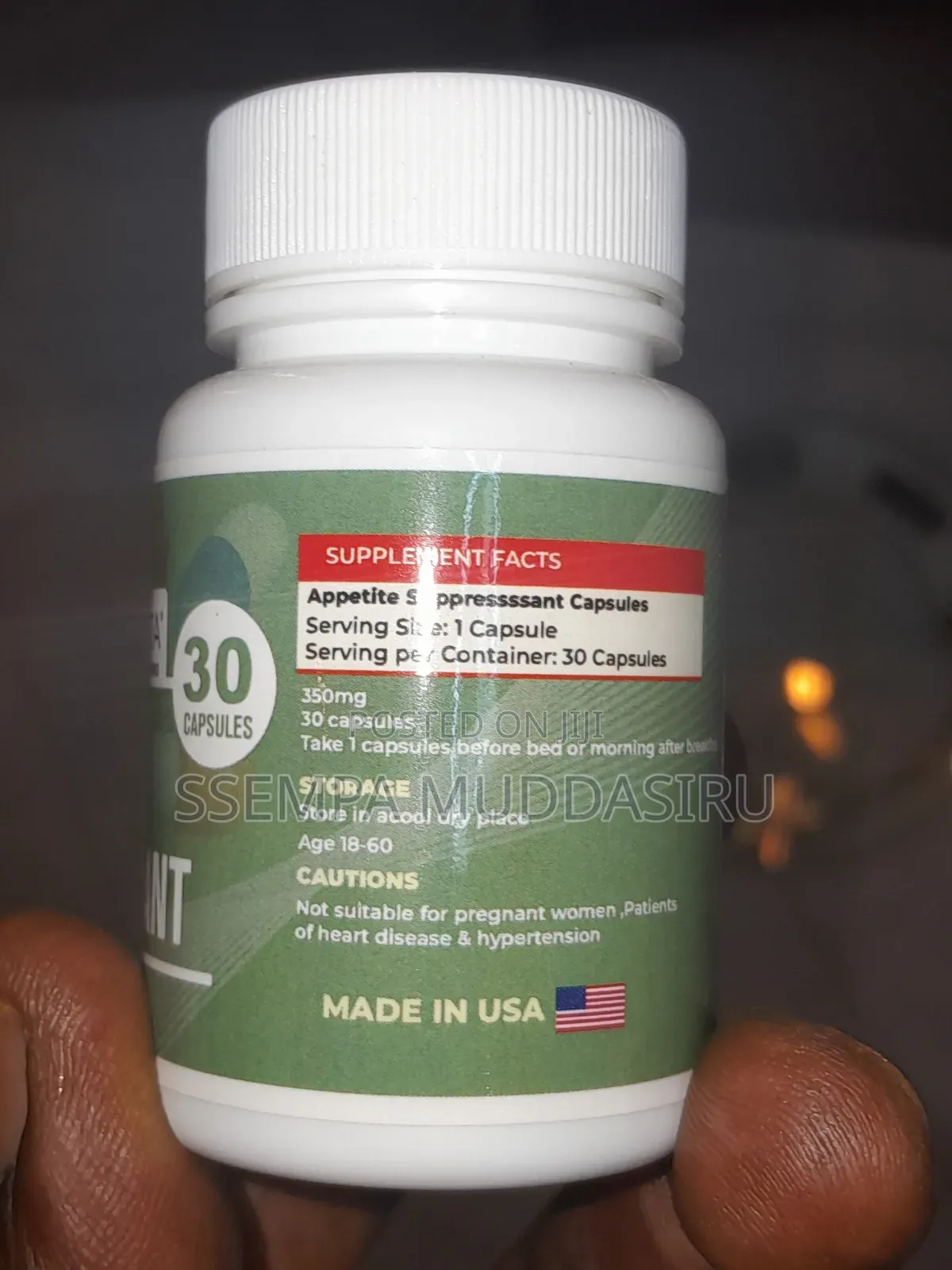 Appetite Suppressant Weight Loss Capsules,