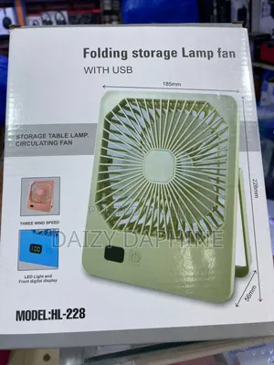 Folding Rechargeable Fan/ Portable Desktop Fan